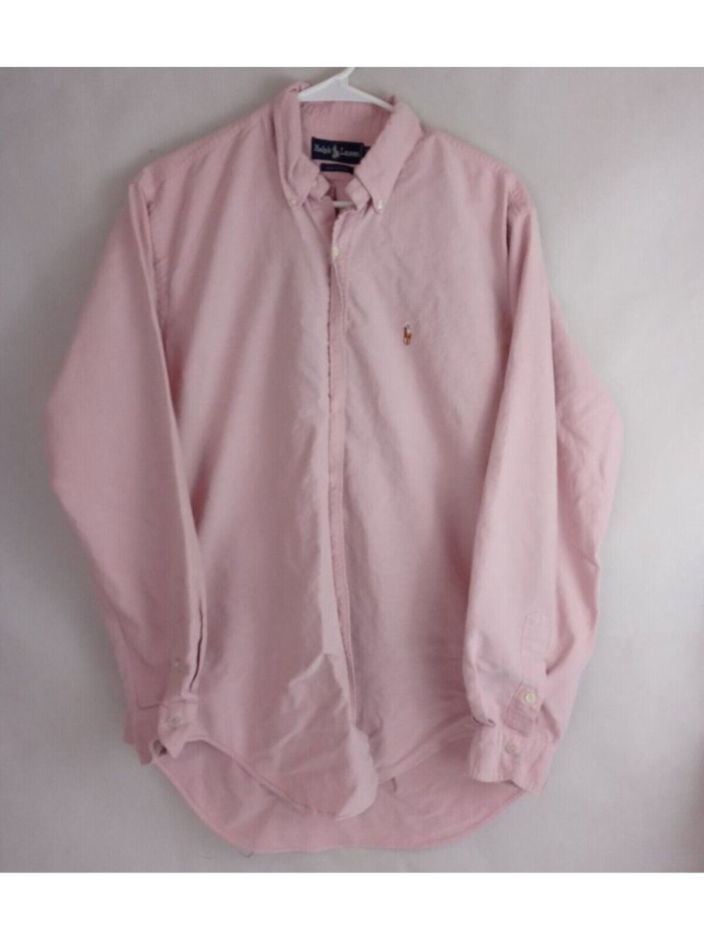 Ralph Lauren Men's Long Sleeve Pink Dress Shirt Size 16-35